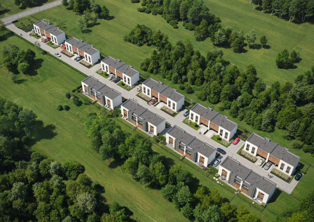 Osiedle Wola Kiedrzyńska widok z góry 2